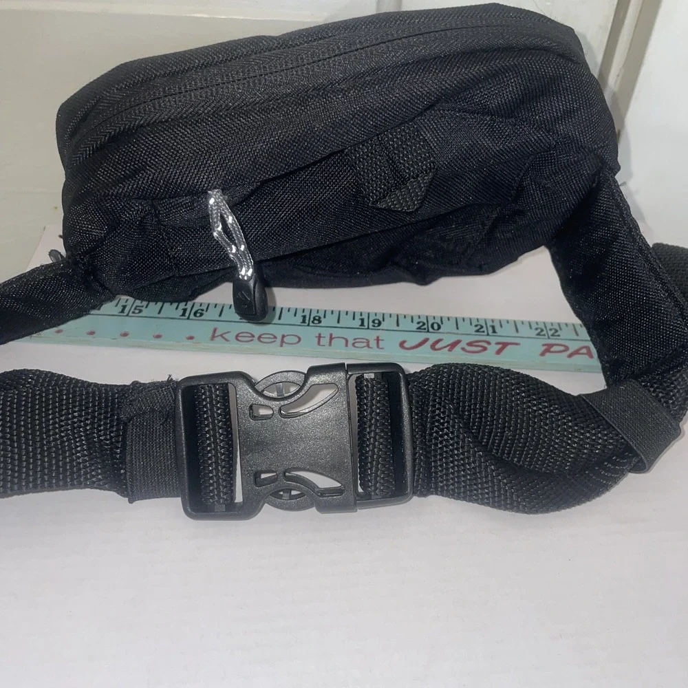 Outdoor Products Small Black Waist Pack Belt Hands Free‎ Four Compartments CLEAN